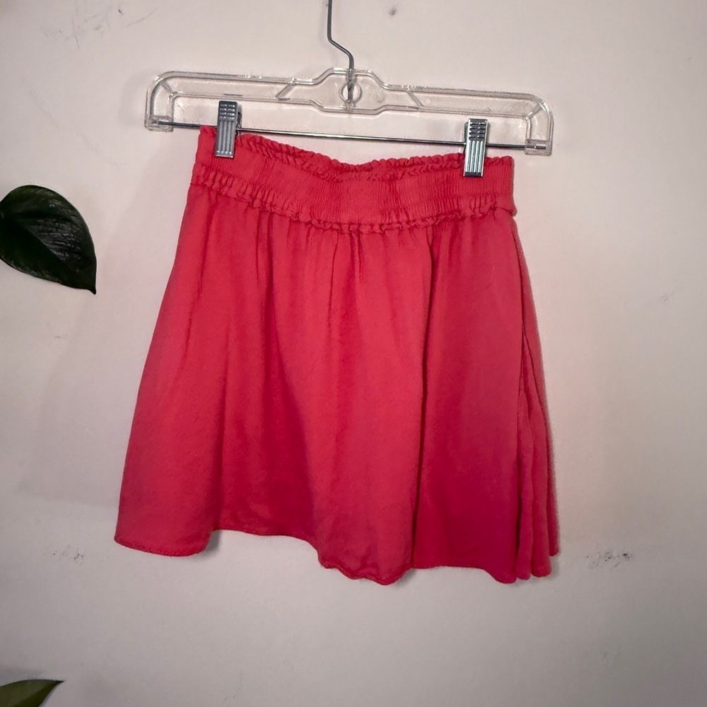 Kate Spade Kids Cotton Blend Pink Skirt with Pockets